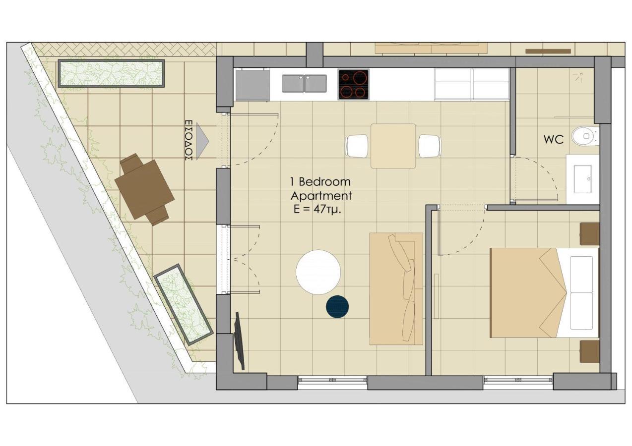 Sti Chora Apartments Lefkáda 外观 照片